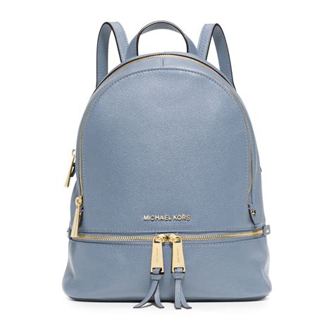 michael kors rhea backpack leather|michael kors clear backpack.